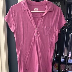 Croft & Barrow Women's Button Down Shirt in Vibrant Pink